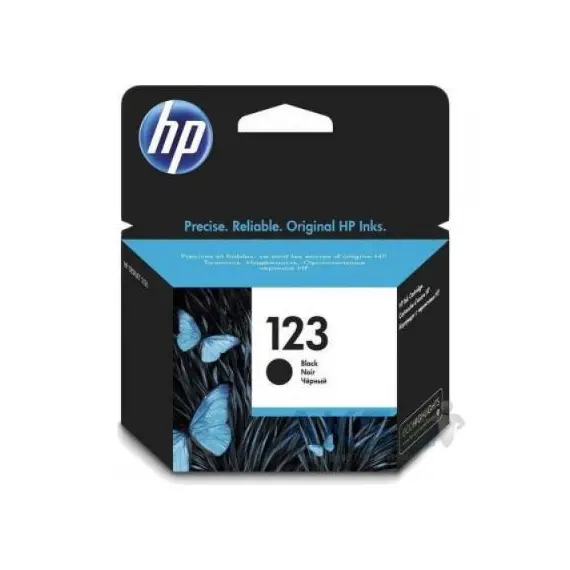 HP 123 Black Original Ink Cartridge (F6V17AE)