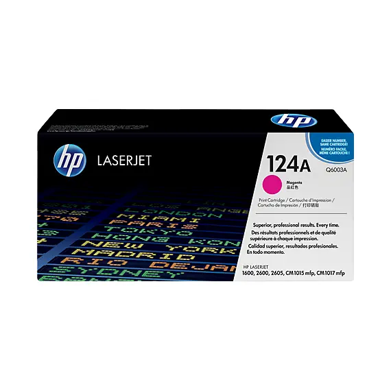 خرطوشة HP 124A حبر ارجواني اصلي LaserJet (Q6003A)