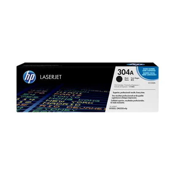 حبر ليزر جت HP 304A أسود أصلي (CC530A)