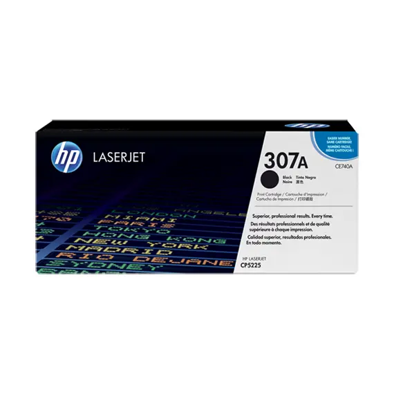 HP 307A Black Original Laser Toner (CE740A)