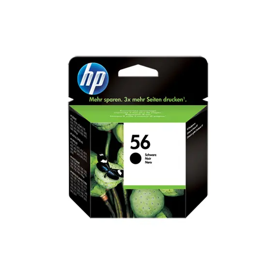 HP 56 Black Original Ink Cartridge (C6656AE)