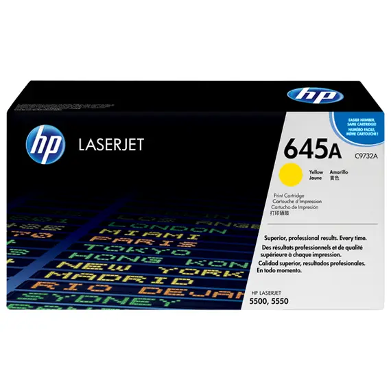 HP 645A Yellow Original Laser Toner (C9732A)