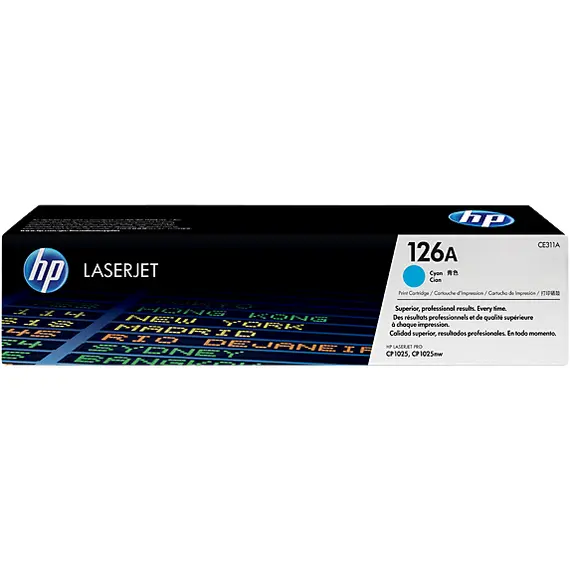 HP 126A Cyan Original Laser Toner (CE311A)