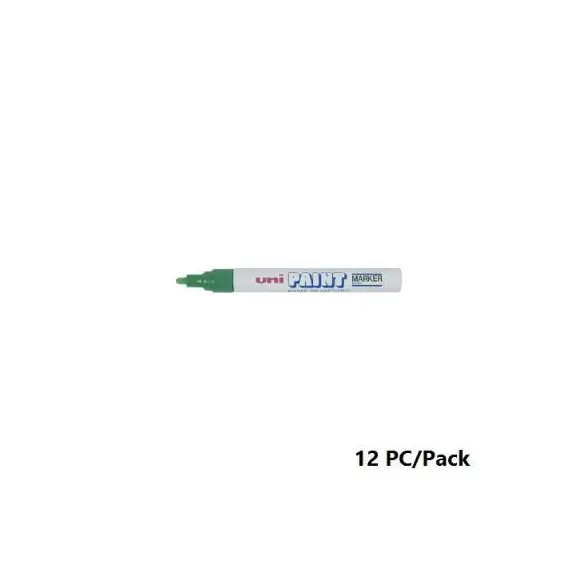 قلم بوية، يوني-بول، بي اكس-20، راس مستديرة، 2.2 - 8.2 مم، اخضر، 12 حبة/علبة