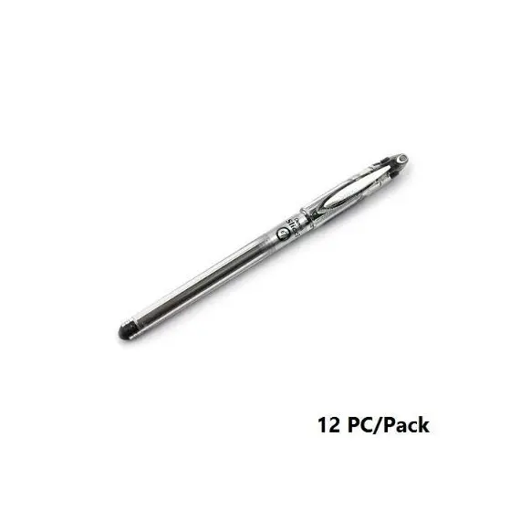 Pen, Pentel, BG207-A, 0.7mm, Slicci, Capped, Black, 12 PC/Pack