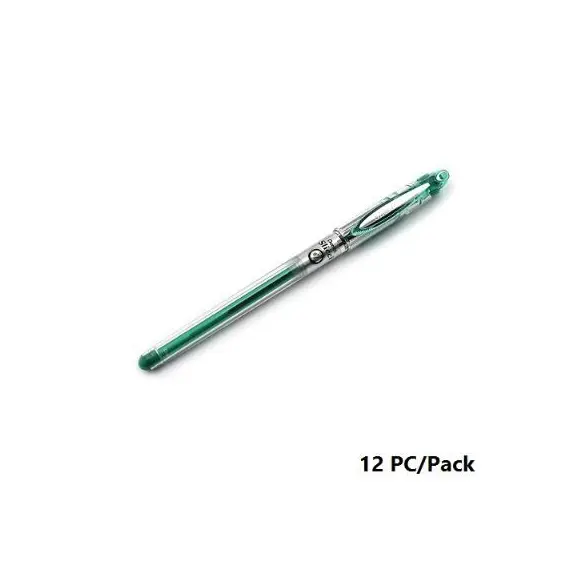 Pen, Pentel, BG207-D, 0.7mm, Slicci, Capped, Green, 12 pcs/Pack