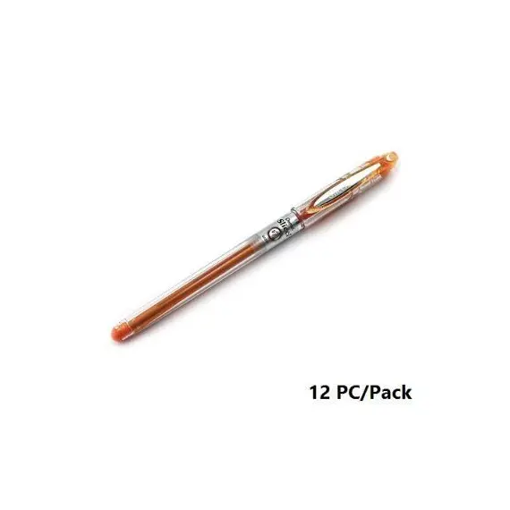 Pen, Pentel, BG207-F, 0.7mm, Slicci, Capped, Orange, 12 pcs/Pack