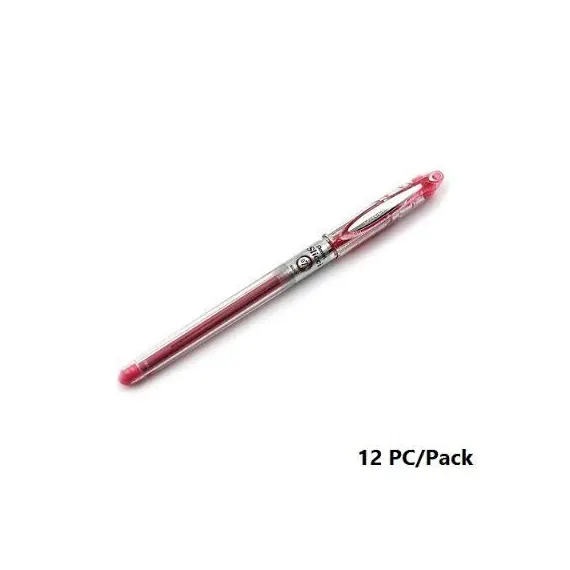 Pen, Pentel, BG207-P, 0.7mm, Slicci, Capped, Pink, 12 pcs/Pack