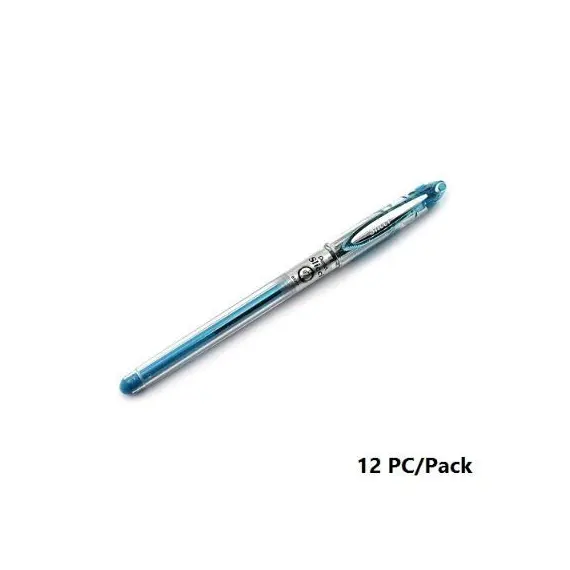 Pen, Pentel, BG207-S, 0.7mm, Slicci, Capped, Turquoise, 12 pcs/Pack