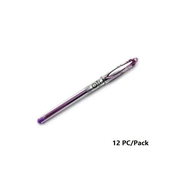 قلم، بنتل، قلم حبر(جل سيلتشي)، 0.7 مم، بغطاء، بنفسجي، 12حبة/علبة