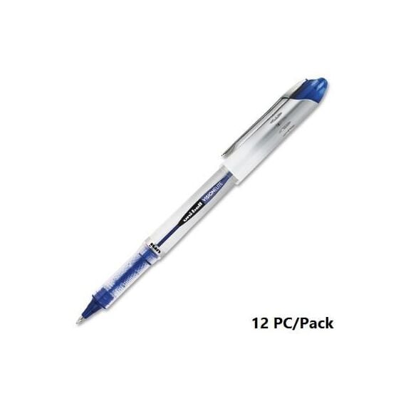Pen, uni-ball, 0.8mm, Vision Elite, Capped, Blue, 12 Pcs/Pack