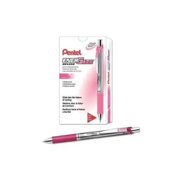 Pencil, Pentel, PL75-P, 0.5mm,Energize Pencil ,Mechanical,Pink, 12pcs/Pack