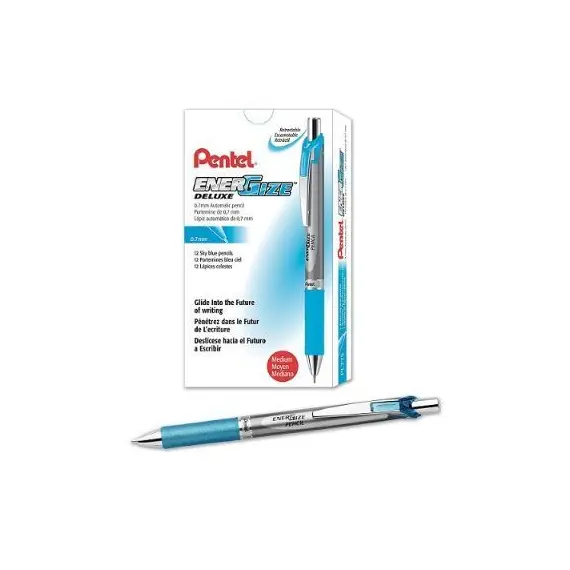 PENCIL, Pentel, PL77-S, 0.7mm, Energize Pencil, Mechanical, Blue, 12pcs/Pack