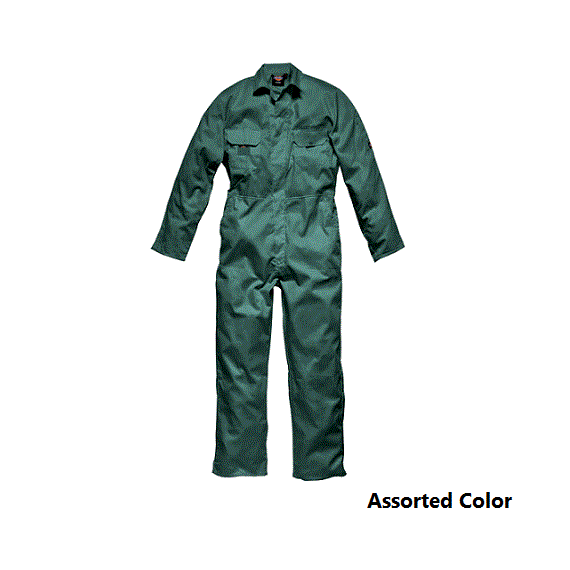 Safety Zone, Uniform, Coverall, Regular (35% Cotton), Assorted Color