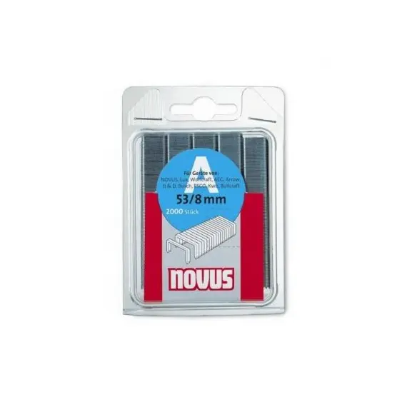 دبابيس NOVUS رقم 53/8، 2000 قطعة