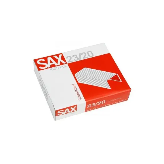 Staples SAX Steel 23/20, 1000 Pieces