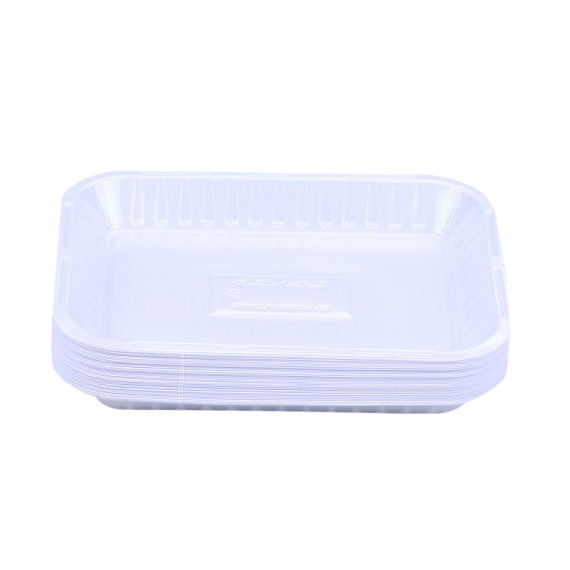 Plastic Rectangular Plates Size 1 (1000 plates)