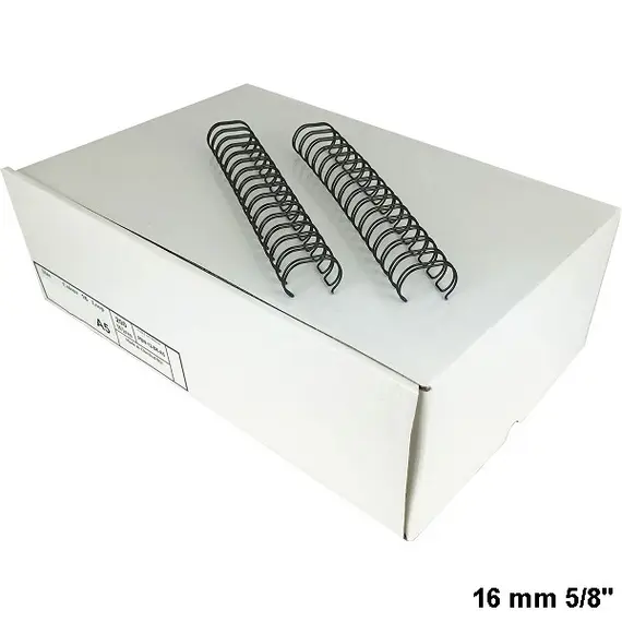 مشط حلزوني 1:2 للملازم 16 مم معدن اسود