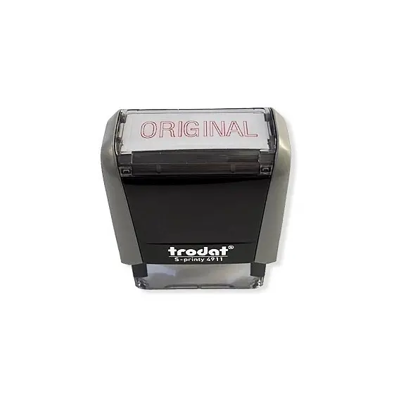 ختم ،ترودات 4911،ذاتي التحبير ،"ORIGINAL"، احمر