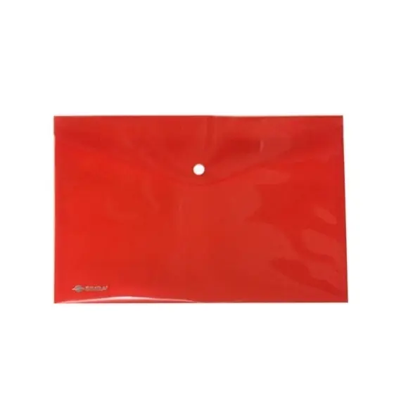 ملف عرض التقارير، سمبا، حافظة اوراق بطقطق، A4، احمر، 10 حبة/ علبة