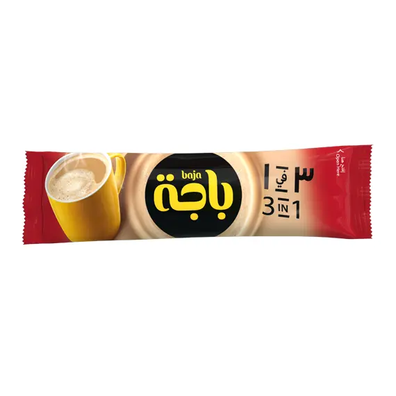 قهوة سريعة التحضير مزيج  باجة  3في1 (20 جم × 24 ظرف)
