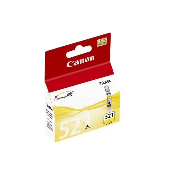 Canon CLI-521 Yellow Inkjet Cartridge (Canon521Y)