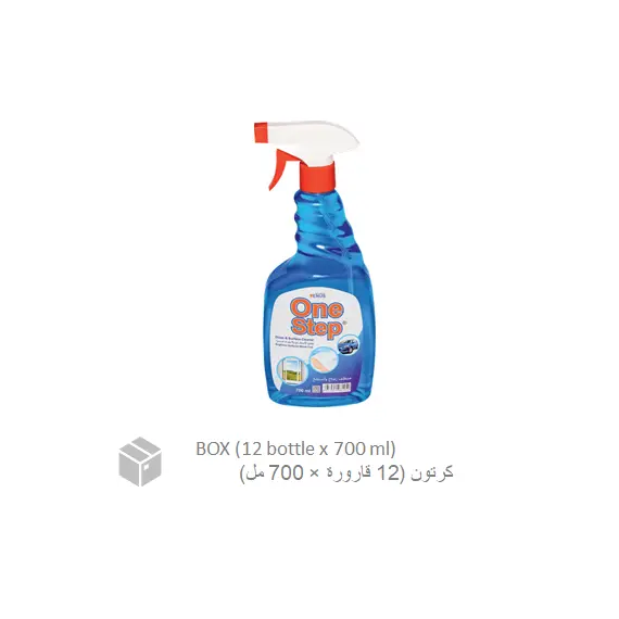 منظف، ملمع ومنظف الزجاج (12 قارورة × 700 مل) كرتون