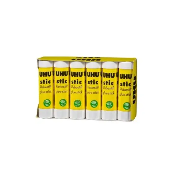 Glue, UHU, Glue Stick, 40 g, 12 PC/Pack