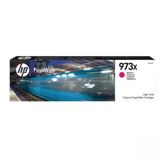 ​خرطوشة HP 973X أصلية باللون الارجواني(F6T82AE) PageWide