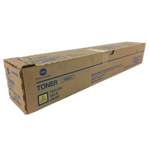 Konica Minolta TN-221Y (A8K3290) Yellow Toner Cartridge