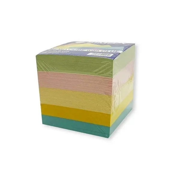 Memo Paper, SIMBA, Memo Cube with Glue, (9x9x9 cm), 5 Colors
