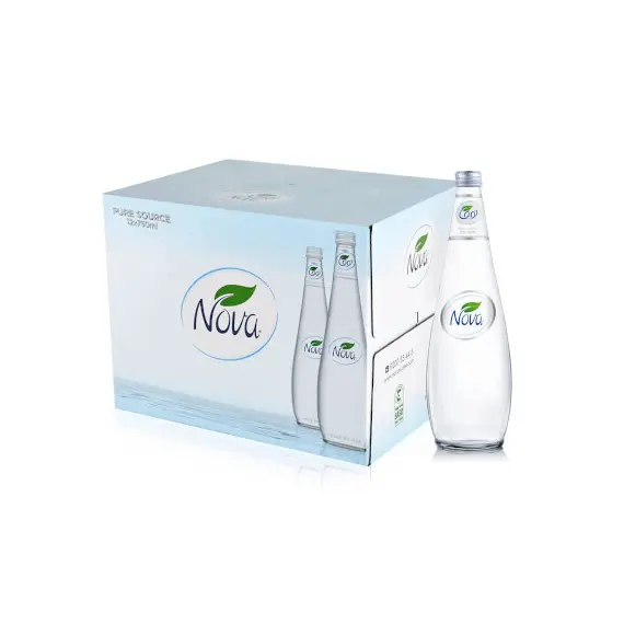 مياه نوفا زجاج 750 مل (1 كرتون × 12 عبوة)