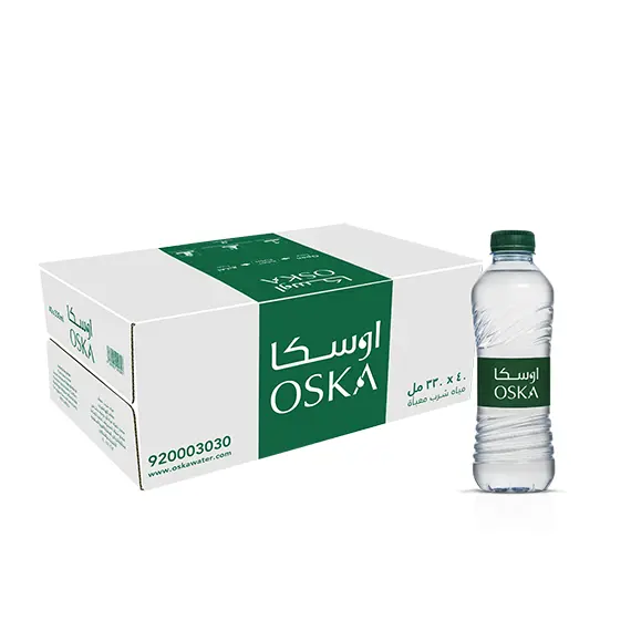 مياه اوسكا 330 مل (1 كرتون × 40 عبوة)