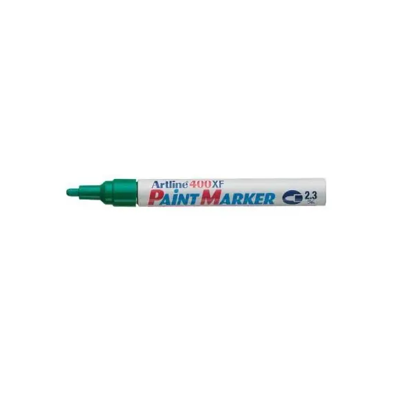 Paint Marker, Artline, 400XF, Round Tip, 2.3 mm, Green