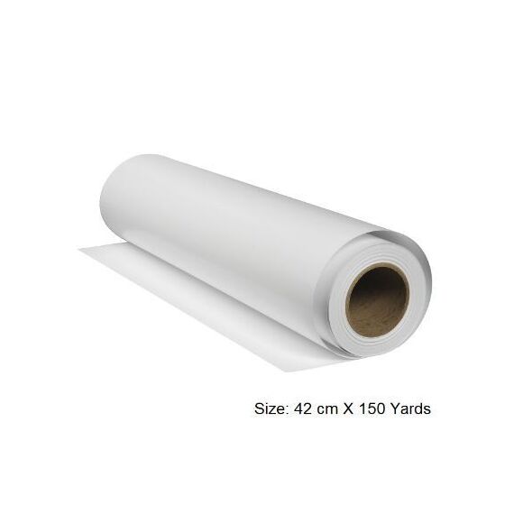 Paper Roll,  Paper roll inkjet premium, 80 GSM, 42 cm X 150 Yards, White, A2 - Paper Roll
