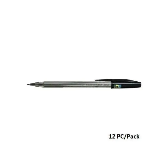 قلم، يوني بول، قلم جاف، 0.7 مم، ساس، اسود، 12 حبة/ علبة