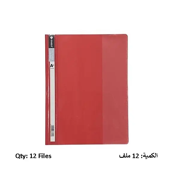 Report Cover SIMBA with Clear Front Report Cover Red 12 PC/Pack