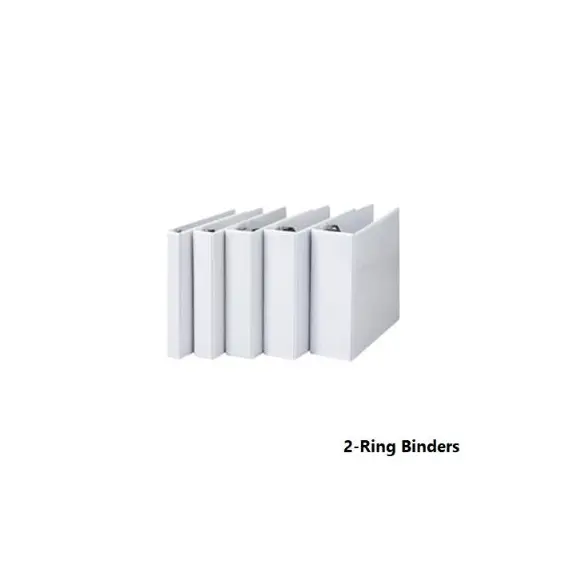 Ring Binders,  2-Ring Binders, 1.5 in (40 mm), A4, White