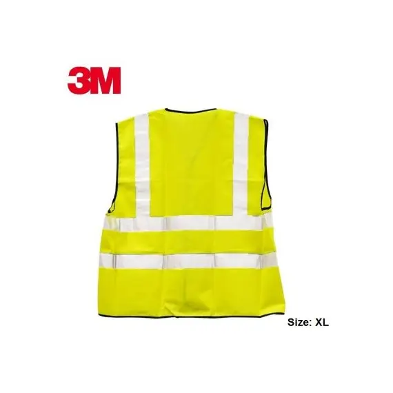 Safety Zone, 3M, Safety Vest, Yellow, Size: XL