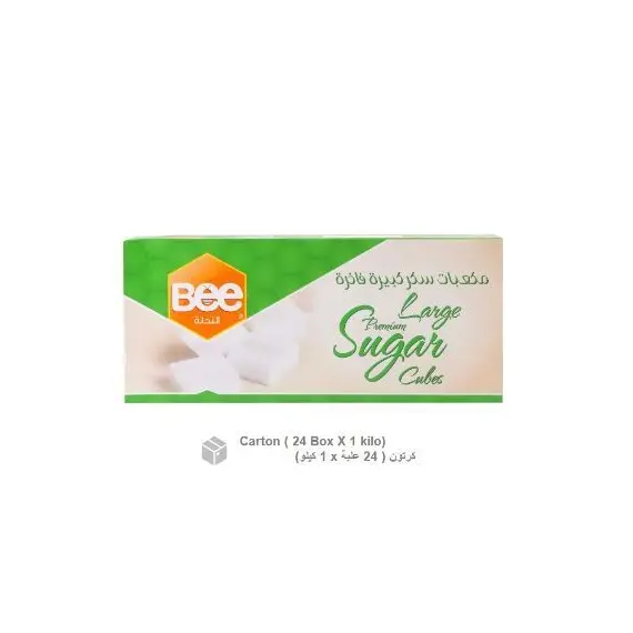 سكر، سكر مكعبات النحلة (24 علبة×1 كيلو) كرتون