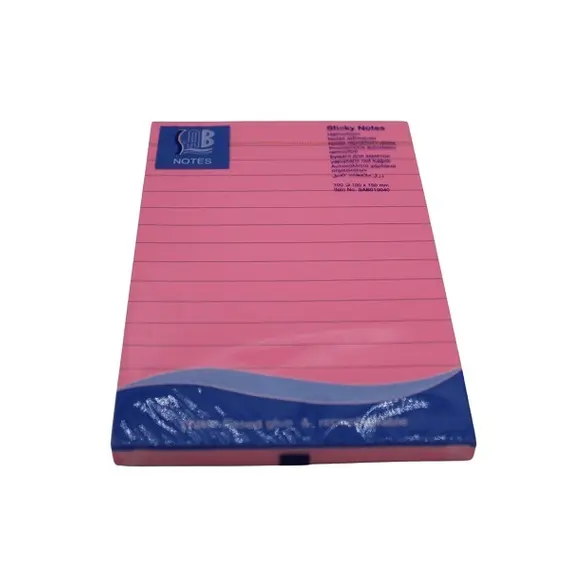 Sticky Note SAB Neon Pink Size: (100x150mm) 12 PC/Pack