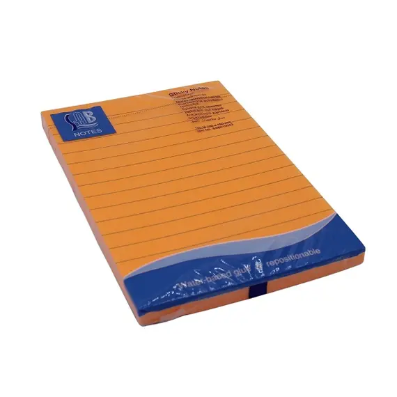 Sticky Note SAB Neon Orange Size: (100x150mm) 12 PC/Pack