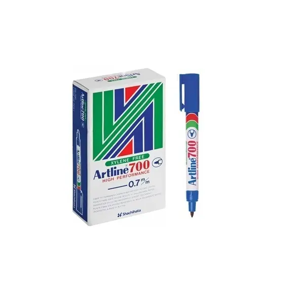 قلم ثابت ارتلاين 700 راس مستدير 12 قلم - ازرق
