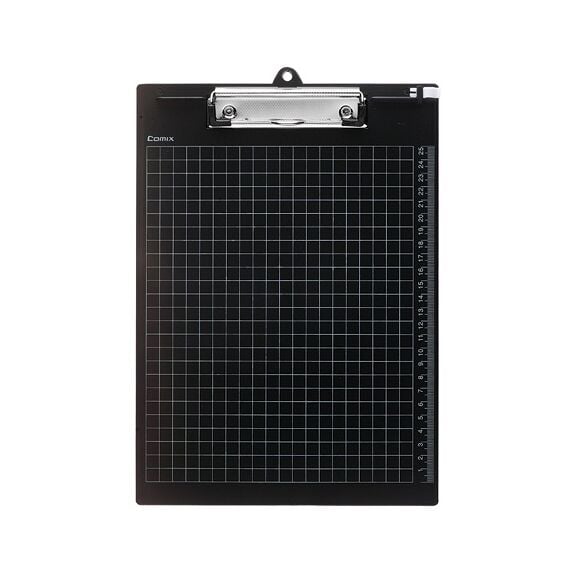 Clip Board COMIX A4 Black
