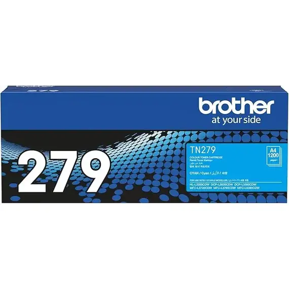Brother TN279 Cyan Genuine Laser Toner (TN279C)
