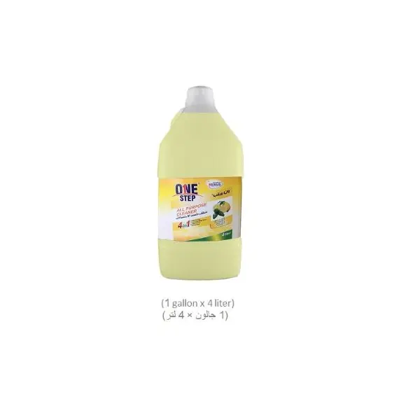 منظف، منظف سائل لجميع الأغراض 4 في 1 ،عطر الليمون (1 جالون × 4 ليتر)