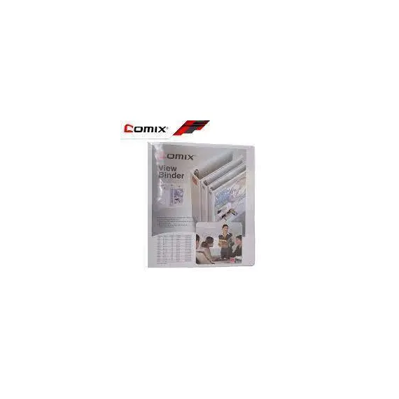 COMIX HD View Binders PVC, A4 Size, 2-D 50mm (2.0"), White Color