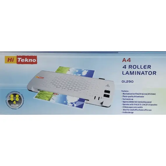 هاي تكنو مكينة تغليف حراري OL290 مقاس A4