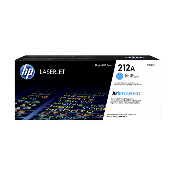 خرطوشة حبر HP 212A الازرق السماوي الليزر الأصلي  (W2121A)