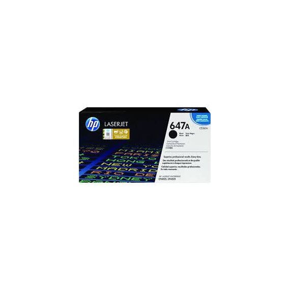 خرطوشة حبر أسود أصلية من HP 647A لطابعات ليزر جيت (CE260A)